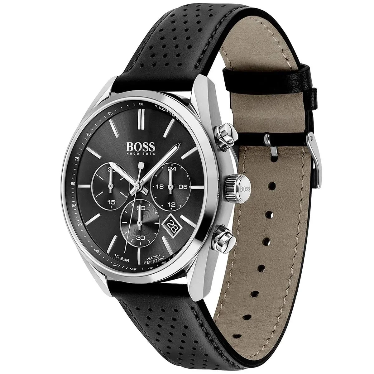 Hugo Boss Champion Chronograph watch black dial - View 2