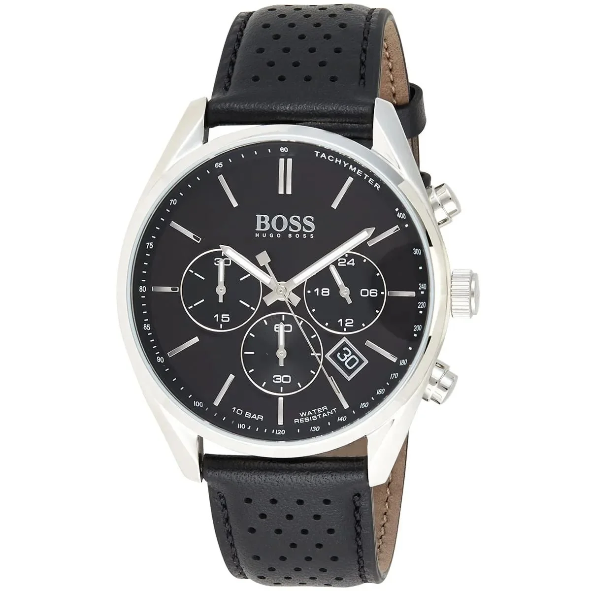 Hugo Boss Champion Chronograph watch black dial - View 3