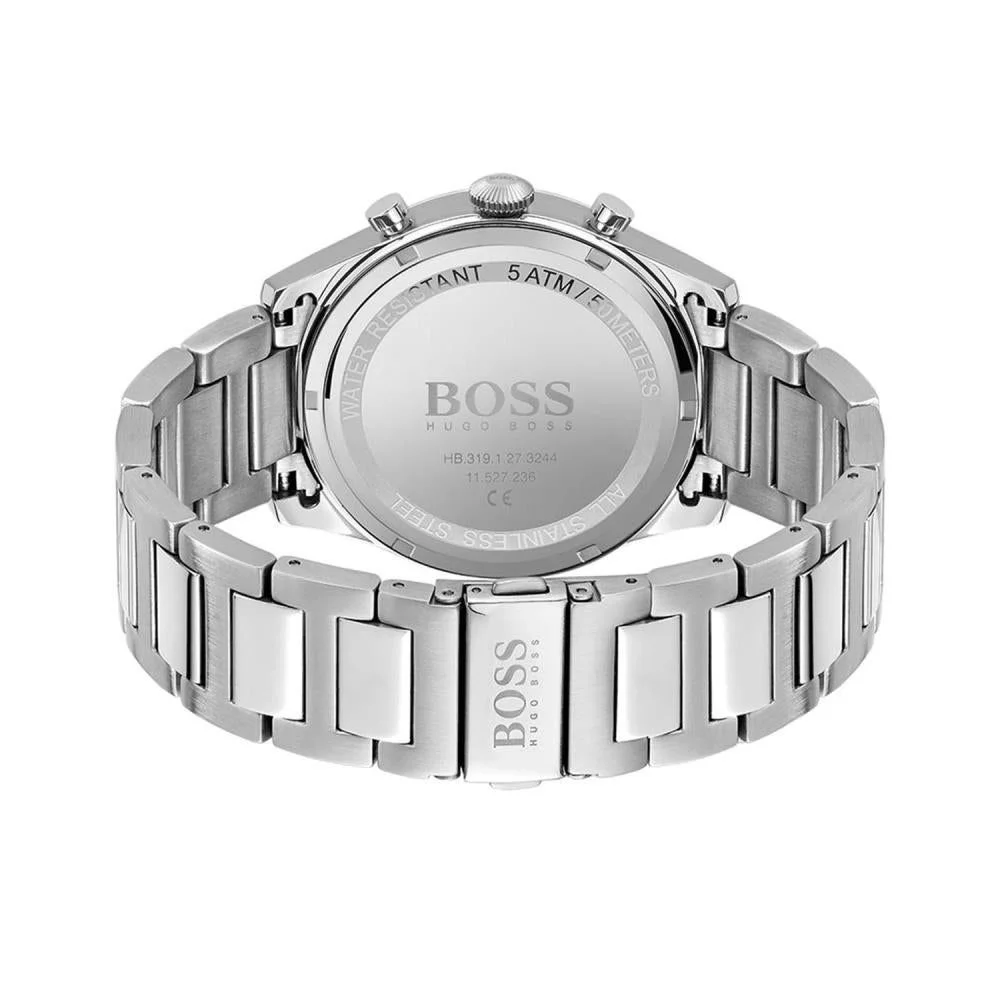 Hugo Boss Pioneer Chronograph Blue Round Luminous Dial 1513867 - View 4