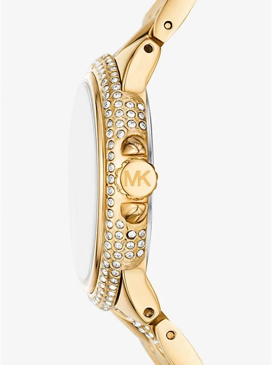 Michael Kors Mini Camille Pavé Gold-Tone - View 3